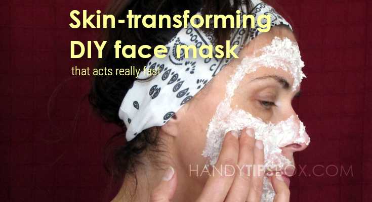 Skin-transforming DIY face mask that acts really fast