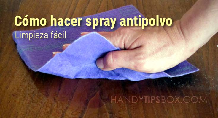 Cómo hacer spray antipolvo. Tu casa sin polvo. ¡Limpieza fácil!
