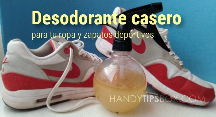 Desodorante casero para tu ropa y zapatos deportivos. Elimina las bacterias y malos olores