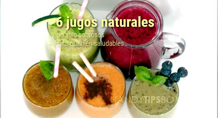 6 jugos naturales no solo sabrosos sino también saludables