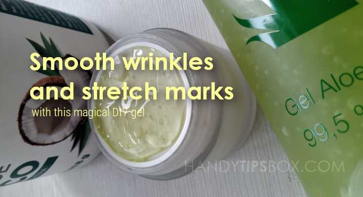 Smooth wrinkles and stretch marks with this magical DIY gel