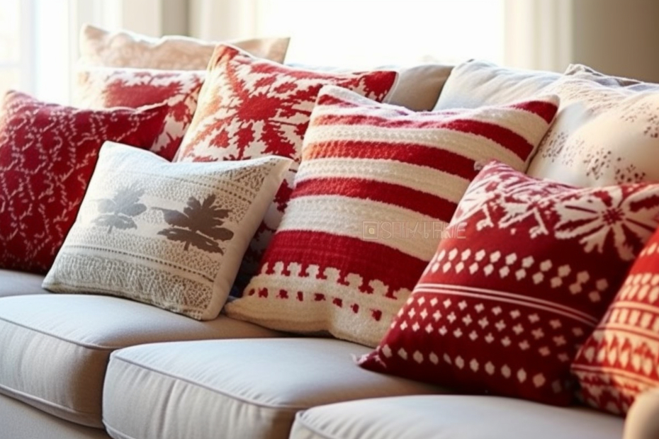 Decorating with Christmas Pillows